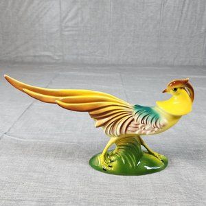 Maddux of California Decorative Bird Figurine Pheasant Ceramic Multicolor
